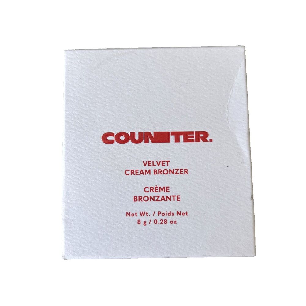 Counter Velvet Cream Bronzer Color No.2 Honey Bronze Full Size 0.28 oz  New
